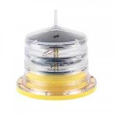 5.5V Red Color 2W 4NM Solar Marine Navigation Lights